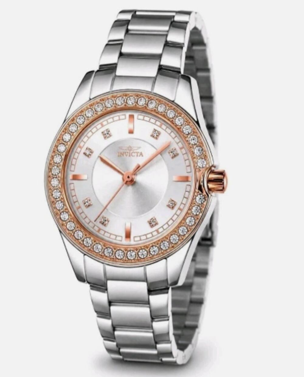 Invicta Angel Women's Watch - 30mm, Two-Tone Silver & Rose Gold (70275)